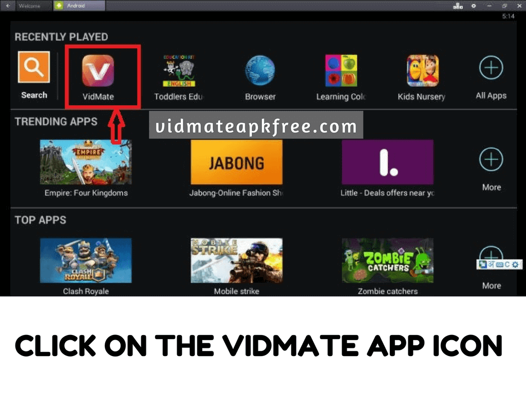 downloading apps vidmate